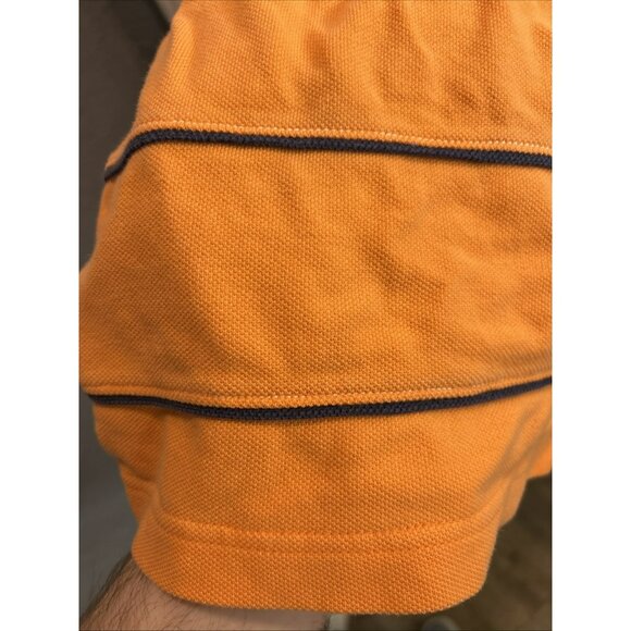 Tommy Hilfiger Men’s Golf Polo Shirt Orange Stripe XL Short Sleeve - Picture 6 of 6